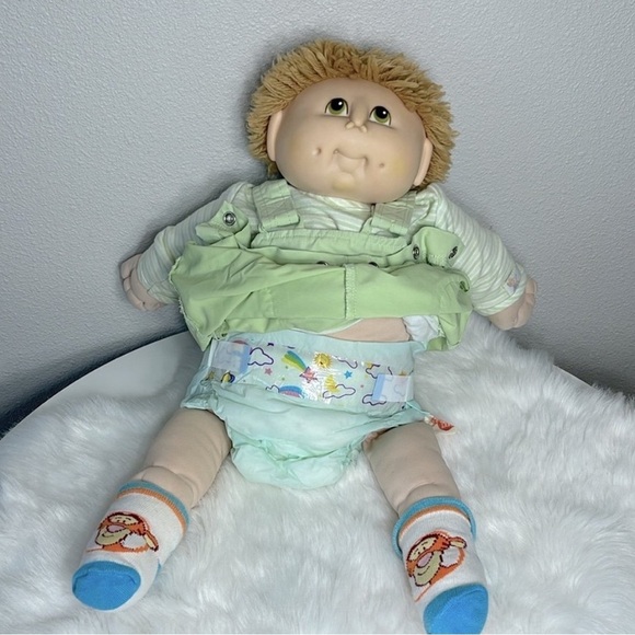 Vintage 1984 The Original "Doll Baby" Green Eyes Boy + Girl Set by M.N. Thomas - Picture 6 of 13